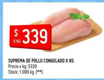 Changomas Suprema De Pollo Congelado x kg oferta