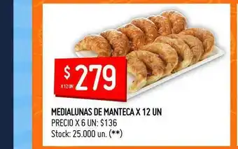 Changomas Medialunas De Manteca x 12un oferta