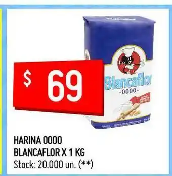 Changomas Harina 0000 Blancaflor x 1 kg oferta