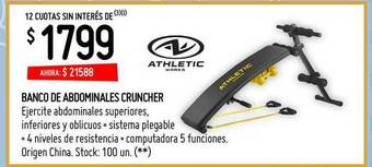 Changomas Banco De Abdominales Cruncher Athletic oferta