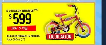 Changomas Bicicleta Rodado 12 Futura oferta