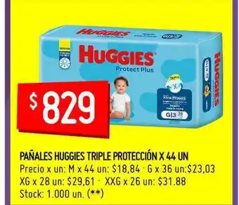 Changomas Pañales Huggies Triple Protección oferta