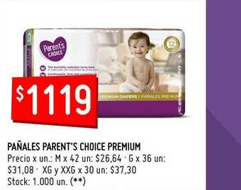 Changomas Pañales Parent's Choice Premium oferta