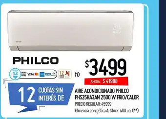 Changomas Aire Acondicionado Philco Phs25ha3an 2500 W Frio Calor oferta