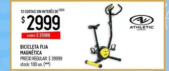 Changomas Bicicleta Fija Magnética Athletic oferta