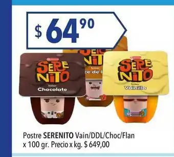 Postre Sernito Vain-DDL-Choc-Flan