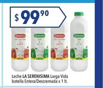 Hergo Leche La Serenisima Larga Vida Botella Entera-Descremada oferta
