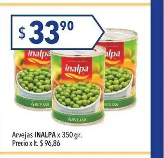 Hergo Arvejas Inalpa x 350 gr oferta