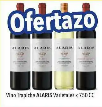 Hergo Vino Trapiche Alaris Varietales oferta