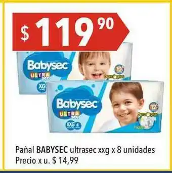Hergo Pañal Babysec Ultrasec XXG oferta