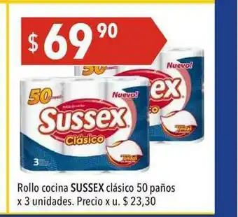 Hergo Rollo Cocina Sussex Clásico 50 Paños oferta