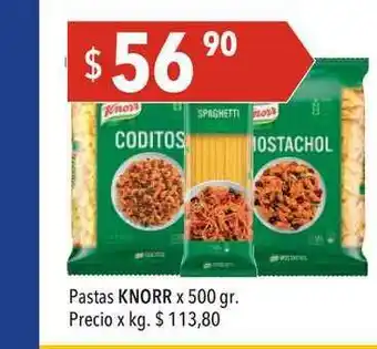 Hergo Pastas Knorr x 500 gr oferta
