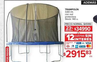 Carrefour Trampolín Con Red Protectora oferta