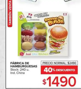 Carrefour Fábrica De Hamburguesas 40% Descuento oferta
