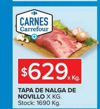 Carrefour Tapa De Nalga De Novillo oferta