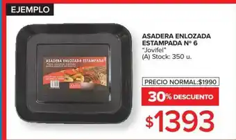 Carrefour Asadera Enlozada Estampada N°6 30% Descuento oferta