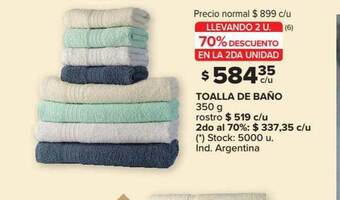 Carrefour Toalla De Baño oferta