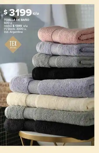 Carrefour Toalla De Baño Tex Home oferta