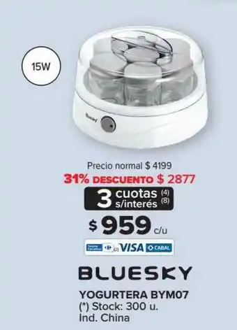 Carrefour Yogurtera Bym07 oferta