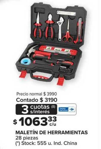 Carrefour Maletín De Herramientas oferta