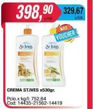 Maxiconsumo St.ives Crema x 530gr oferta