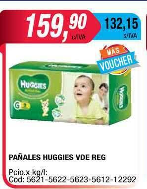 Maxiconsumo Huggies Pañales Vde Reg oferta