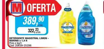Maxiconsumo Magistral Limon - Marina Detergente x 1,4lt oferta