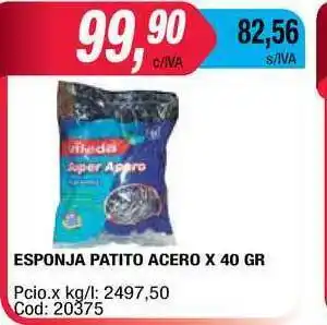 Maxiconsumo Esponja Patito Acero x 40gr oferta