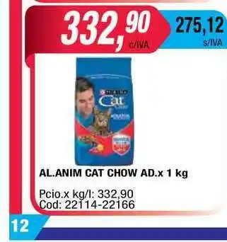 Maxiconsumo Cat Chow Ad. Al. Anim x 1kg oferta