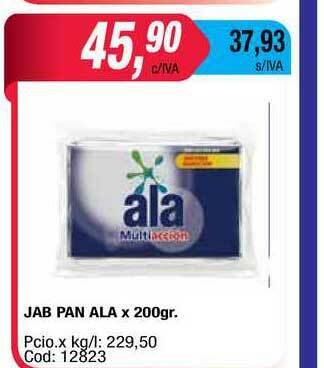 Maxiconsumo Ala Jab Pan x 200gr oferta