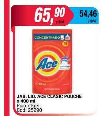 Maxiconsumo Jab. Liq. Ace Clasic Pouche x 400ml oferta