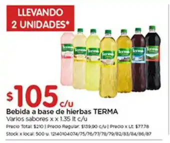 Disco Terma Bebida A Base De Hierbas x 1.35lt oferta