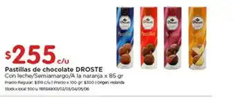 Droste Pastillas De Chocolate x85gr