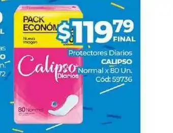 Diarco Calipso Protectores Diarios Normal x 80un oferta
