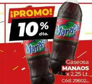 Diarco Manaos Gaseosa x 2.25lt oferta