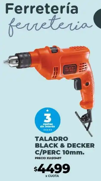 Supermayorista Vital TALADRO BLACK & DECKER C/PERC 10mm. oferta