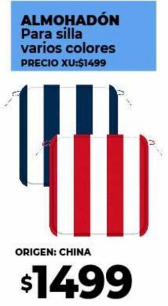 Supermayorista Vital ALMOHADÓN Para silla varios colores oferta