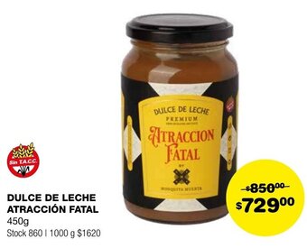 Atomo Conviene DULCE DE LECHE ATRACCIÓN FATAL 450g oferta
