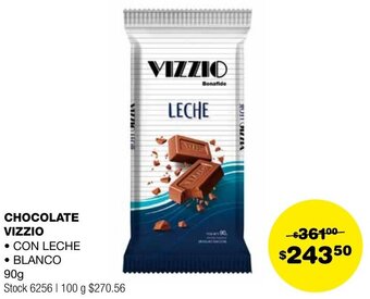 Atomo Conviene CHOCOLATE VIZZIO 90g oferta