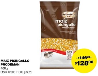 Atomo Conviene MAIZ PISINGALLO PRODEMAN 400g oferta