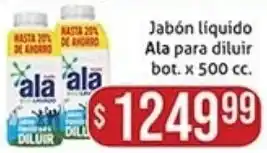 Gomez Pardo Jabón líquido Ala para diluir bot. x 500 cc. oferta
