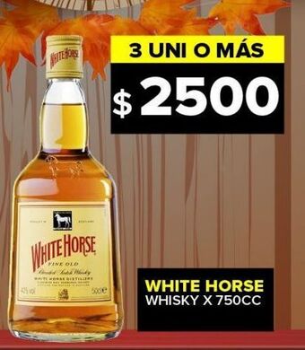 Carrefour Maxi Whisky white horse x 750cc oferta