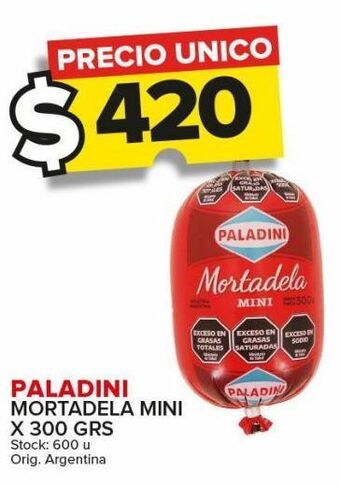 Carrefour Maxi Mortadela paladini mini x 300g oferta