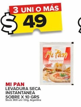 Carrefour Maxi Levadura mi pan seca instantanea sobre x 10g oferta
