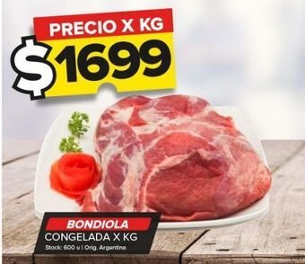 Carrefour Maxi Bondiola congelada x kg oferta