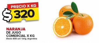 Carrefour Maxi Naranja de jugo comercial x kg oferta