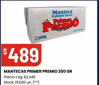 Changomas Mantecas primer premio 200 gr oferta