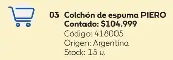 Coppel Colchon 2p piero nuevo paraiso oferta