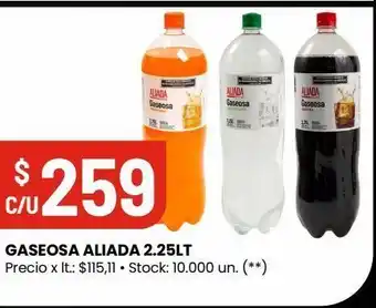 Changomas Gaseosa aliada 2.25lt oferta