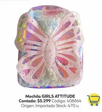 Coppel Mochila girls attitude oferta